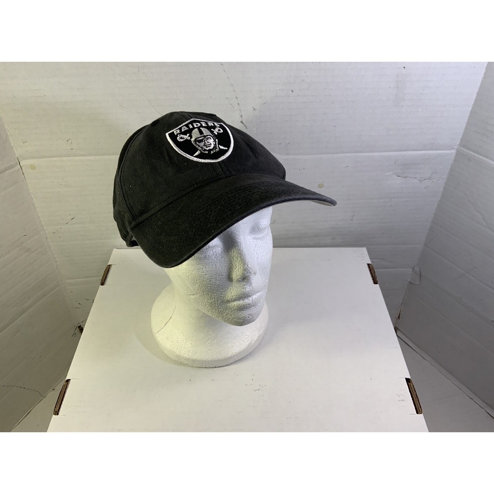 Las Vegas Raiders Oakland Raiders Cap Hat Nation Team Apparel  Black Silver NFL - Picture 4 of 7